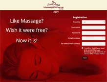 Tablet Screenshot of massage-exchange.co.uk